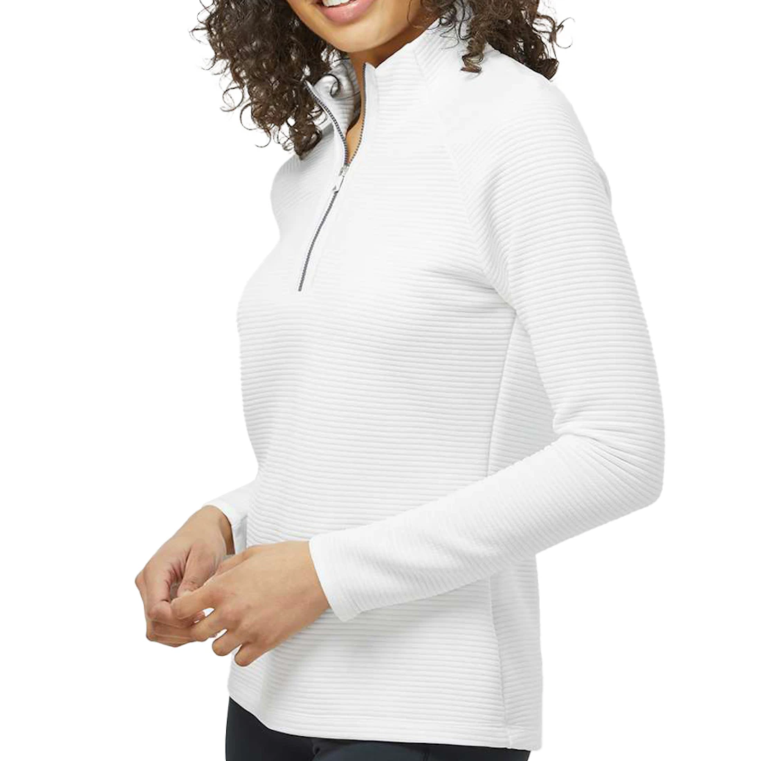 Crafty Mom's Sport Quarter-Zip side view