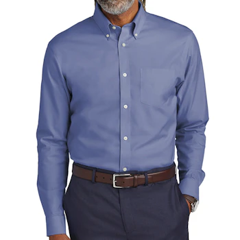 do brooks brothers dress shirts shrink Custom Brooks Brothers Tall Wrinkle-Free Stretch Pinpoint Dress Shirt
