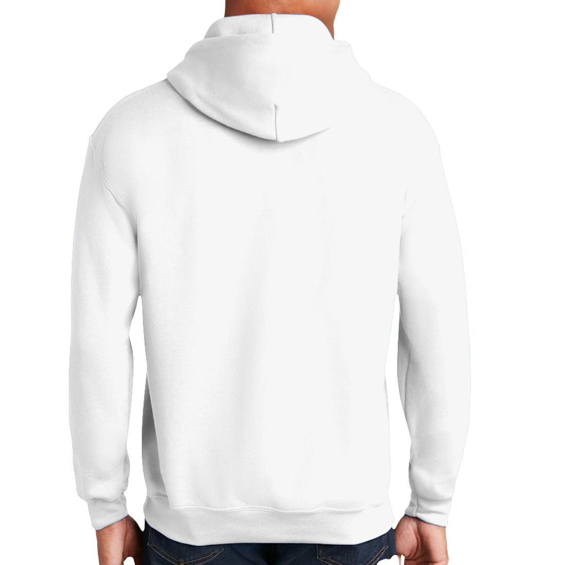 Gildan Heavy Blend Hoodie back view