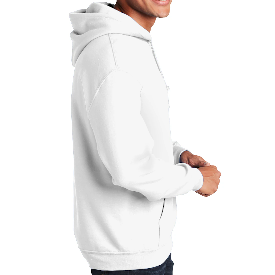 Gildan Heavy Blend Hoodie side view