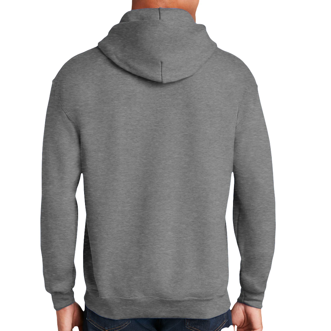 Gildan Heavy Blend Hoodie back view