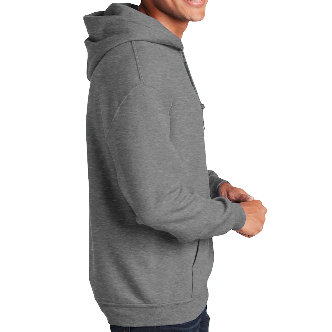 Gildan Heavy Blend Hoodie side view
