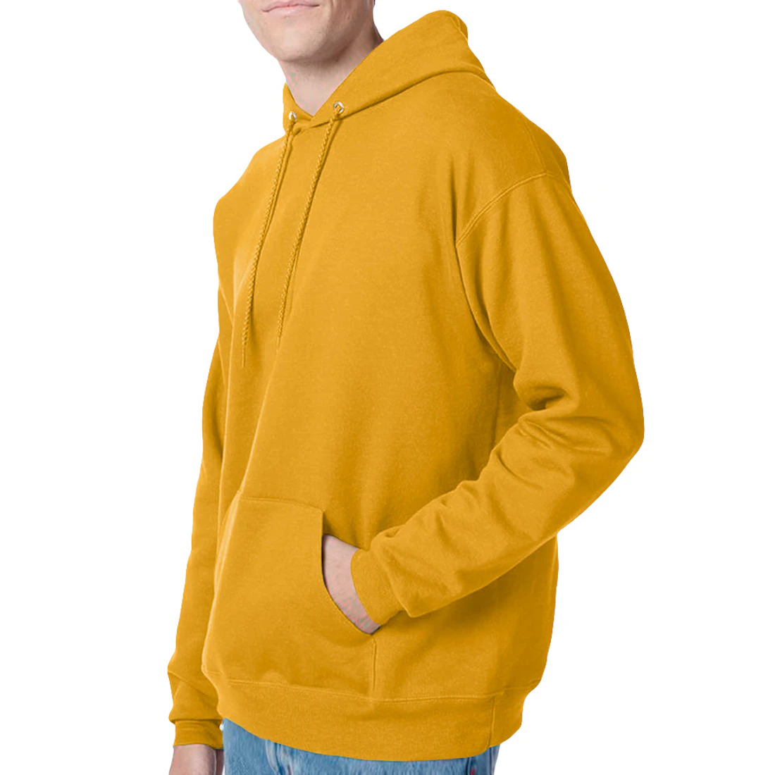Hanes EcoSmart Hoodie side view